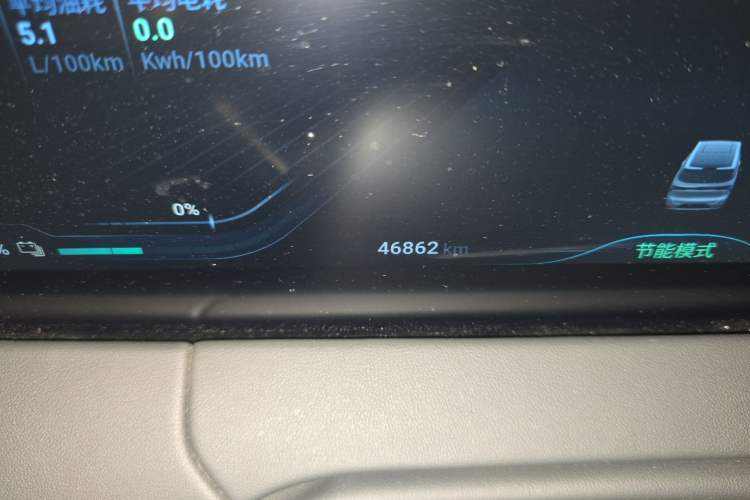 Used FORTHING Xinghai V9 2024 1.5TD 100km Chinese Knot Series Luxury Version Odometer Close Up