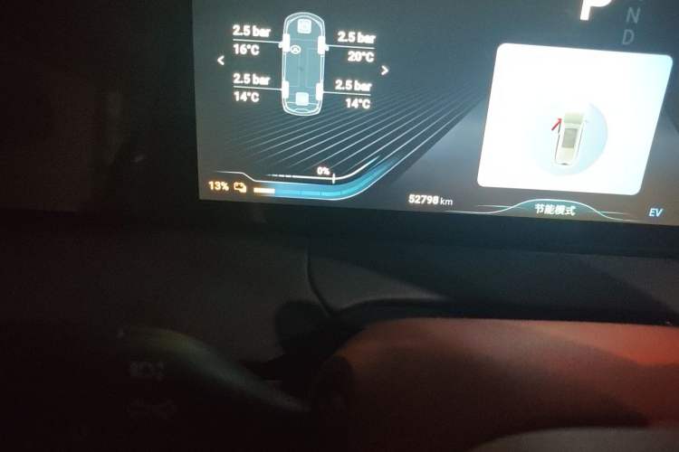 Used FORTHING Xinghai V9 2024 1.5TD 200km Chinese Knot Series Premium Edition Odometer Close Up