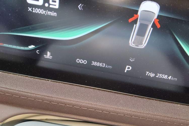 Used FORTHING Yacht 2022 1.5T DCT Chasing-the-Waves Edition Odometer Close Up