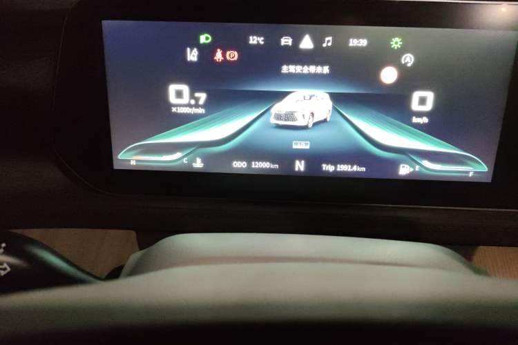 Used FORTHING Yacht 2022 1.5T DCT Chasing Wind Edition Odometer Close Up