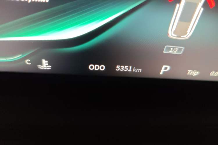 Used FORTHING Yacht 2022 1.5T DCT Chasing Wind Edition Odometer Close Up