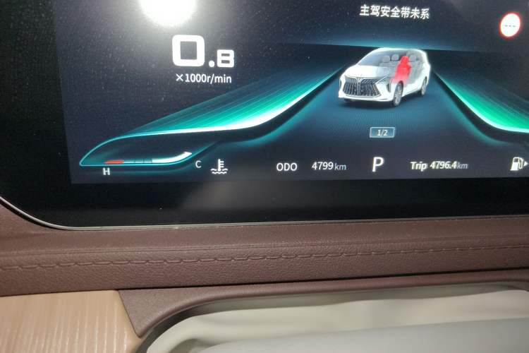 Used FORTHING Yacht 2022 1.5T DCT Chasing-the-Waves Edition Odometer Close Up