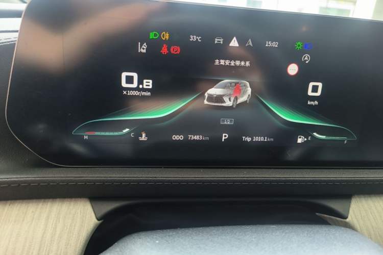 Used FORTHING Yacht 2022 1.5T DCT Chasing Wind Edition Instrument Cluster