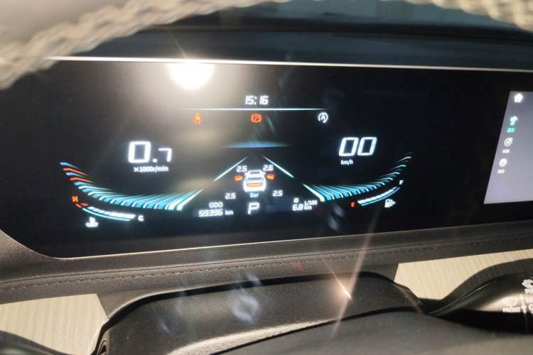 Used FORTHING Yacht 2022 1.5T DCT Yangfan Edition Instrument Cluster