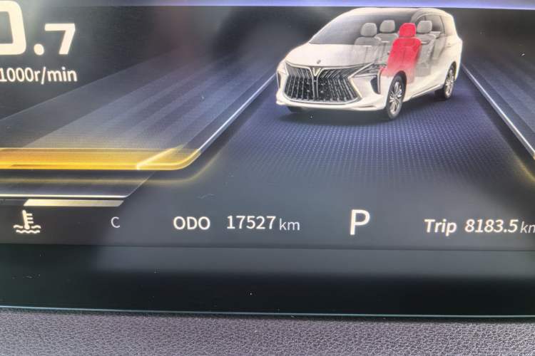 Used FORTHING Yacht 2022 1.5T DCT Chasing-the-Waves Edition Odometer Close Up