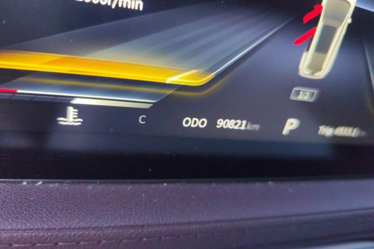 Used FORTHING Yacht 2022 1.5T DCT Chasing-the-Waves Edition Odometer Close Up