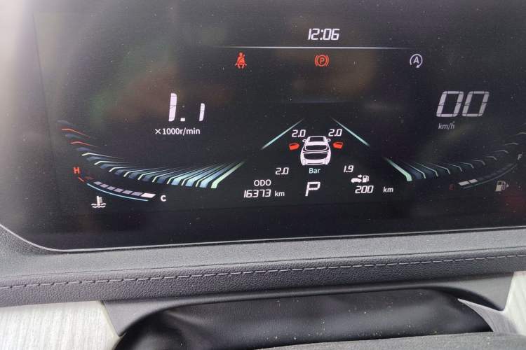 Used FORTHING Yacht 2022 1.5T DCT Yangfan Edition Odometer Close Up