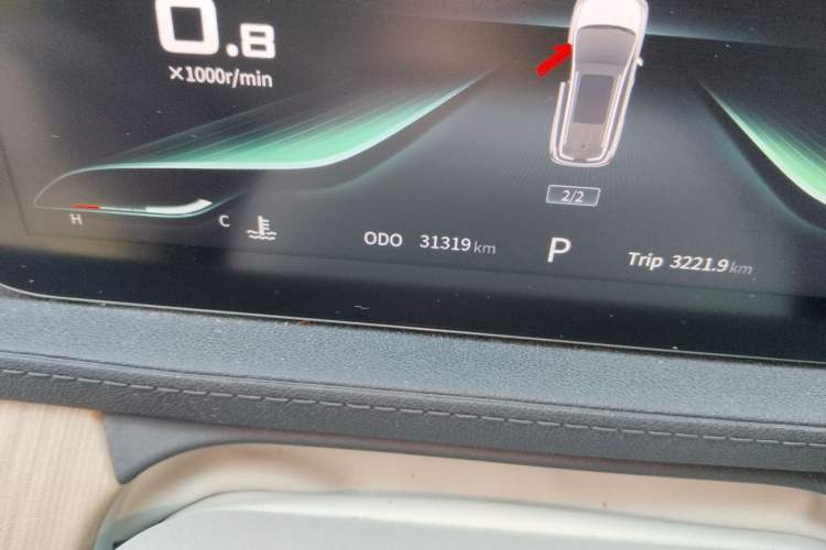 Used FORTHING Yacht 2022 1.5T DCT Lan Yue Edition Odometer Close Up