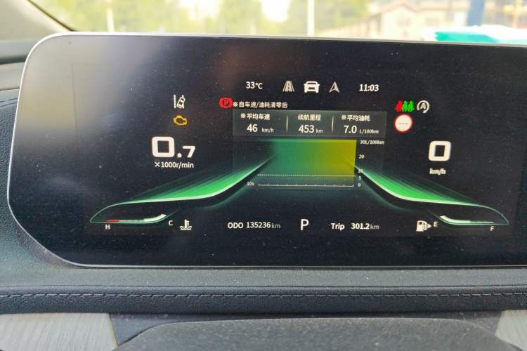 Used FORTHING Yacht 2022 1.5T DCT Chasing Wind Edition Instrument Cluster