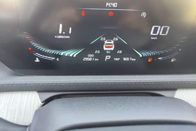 Used FORTHING Yacht 2022 1.5T DCT Yangfan Edition Odometer Close Up