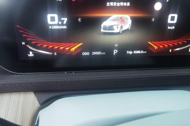 Used FORTHING Yacht 2022 1.5T DCT Chasing-the-Waves Edition Odometer Close Up