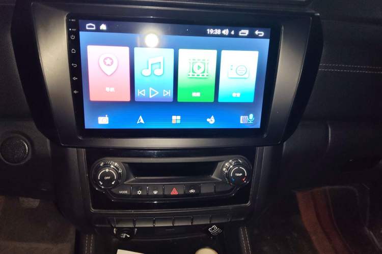 Used Foton Conqueror 3 2020 2.4L Challenger 3 Two-Wheel Drive Enjoyment Version High Cargo Bed Standard Wheelbase 4K22D4M Audio And AC Panel