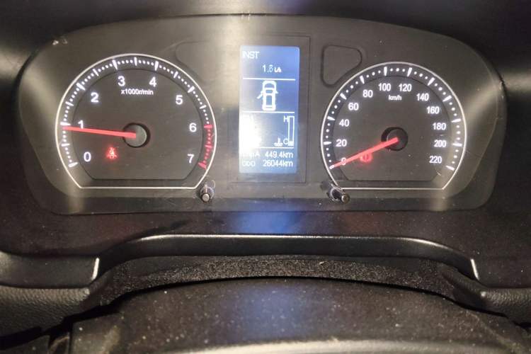 Used Foton Conqueror 3 2020 2.4L Challenger 3 Two-Wheel Drive Enjoyment Version High Cargo Bed Standard Wheelbase 4K22D4M Odometer Close Up