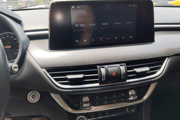 Used Foton EV 2022 National Glory Edition Multi-Purpose Truck Audio And AC Panel