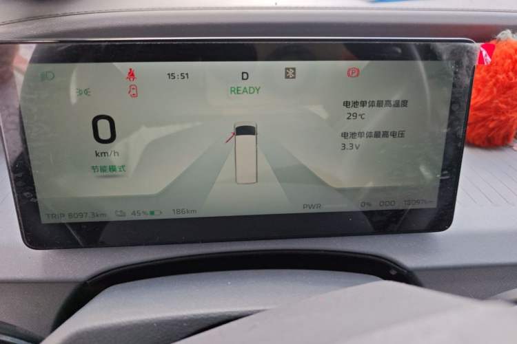 Used Foton Fengjing i9 2025 Model: i9+ Professional Logistics Long-Wheelbase Front-Drive, Aiyike 60.37 kWh, Smart Journey Edition, Flat Roof, Single Tire, 2 Seats Instrument Cluster