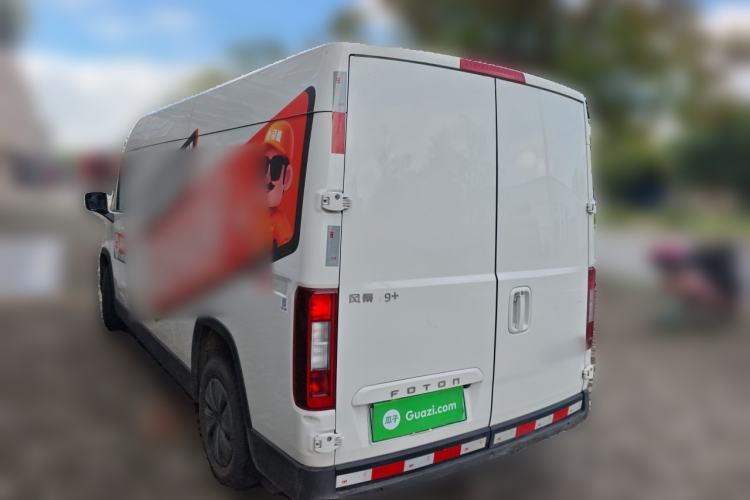 Used Foton Fengjing i9 2025 Model: i9+ Professional Logistics Long-Wheelbase Front-Drive, Aiyike 60.37 kWh, Smart Journey Edition, Flat Roof, Single Tire, 2 Seats Rear Left 45 Deg