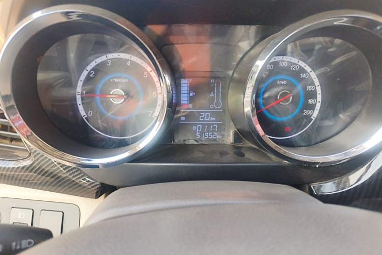Used Foton Gatu ix5 2016 1.5L Zhiyue Model Instrument Cluster