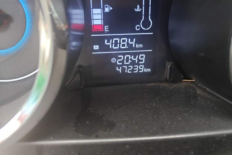 Used Foton Gatu ix5 2016 1.5L Zhiyue Model Odometer Close Up