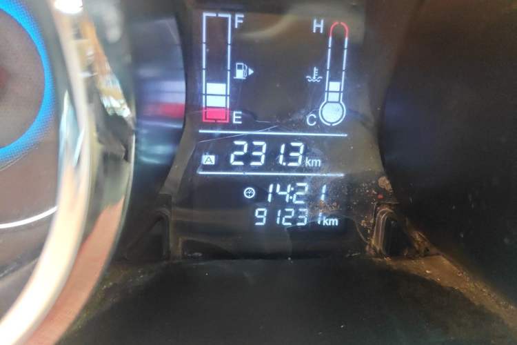 Used Foton Gatu ix5 2016 1.5L Smart Enjoyment Version Odometer Close Up