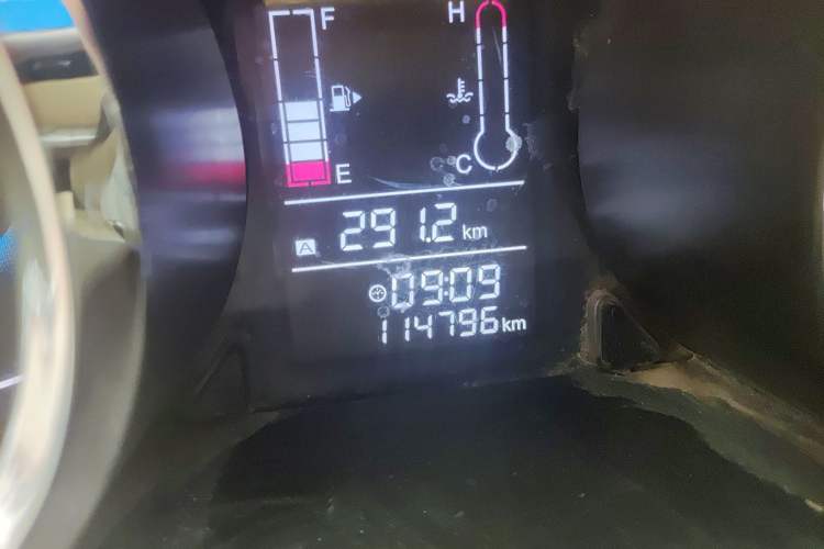 Used Foton Gatu ix5 2018 1.5L Comfort Model DAM15DL Odometer Close Up