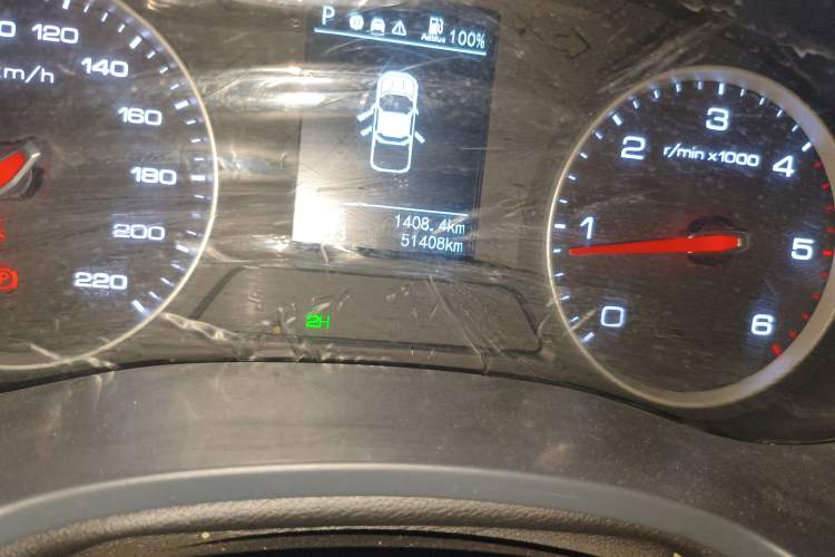 Used Foton General G7 2022 2.0T Diesel Automatic 4x4 Enjoyment Version Long Bed 4F20TC Odometer Close Up