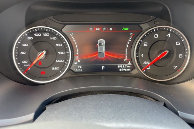 Used Foton General G9 2021 2.0T Field Commander Automatic 4x4 Sport Edition Premium Standard Cab 4G20TI5 Odometer Close Up