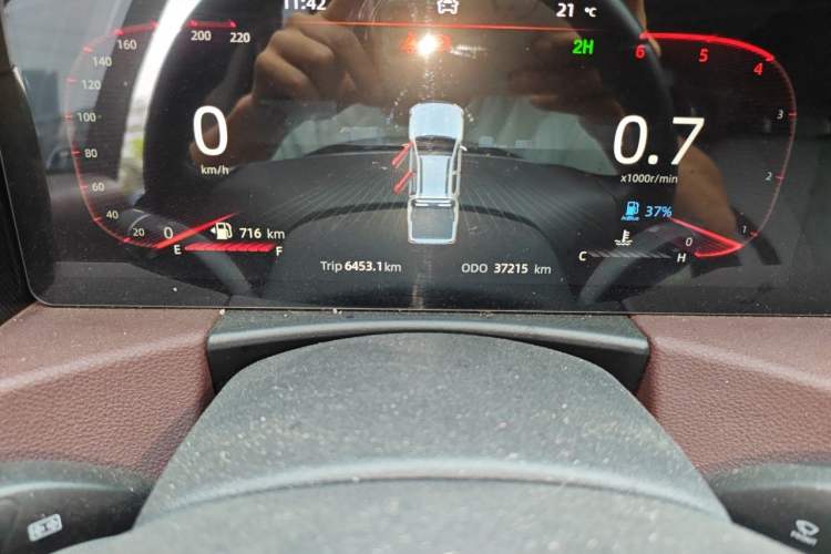 Used Foton General G9 2021 2.0T Armored Great General Manual 4x4 Leisure Edition Enjoyment Version Long Bed 4F20TC Odometer Close Up