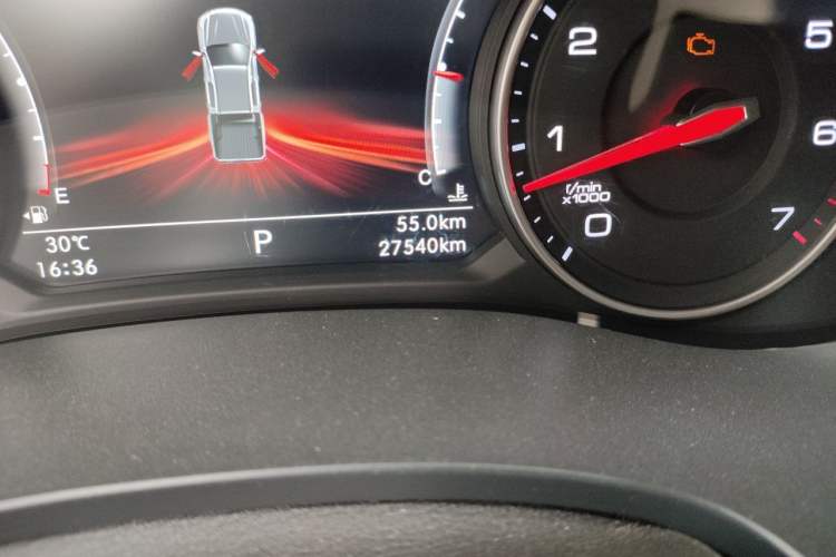 Used Foton General G9 2021 2.0T Field Commander Automatic 2WD Sport Edition Premium Version Standard Cab 4G20TI5 Odometer Close Up