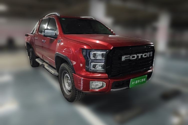 Used Foton General G9 2021 2.5T Armored Grand Commander Manual Two-Wheel Drive Leisure Edition Enjoyment Model with Long Bed JE4D25Q6A Front Right 45 Deg