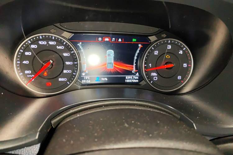 Used Foton General G9 2021 2.5T Armored Grand Commander Manual Two-Wheel Drive Leisure Edition Enjoyment Model with Long Bed JE4D25Q6A Instrument Cluster