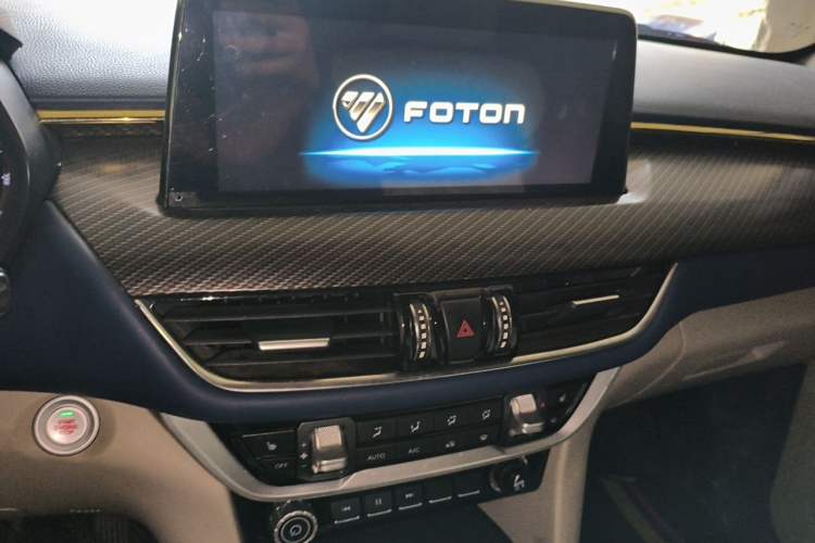 Used Foton General G9 2021 2.0T Field Commander Automatic 2WD Sport Edition Premium Version Standard Cab 4G20TI5 Audio And AC Panel