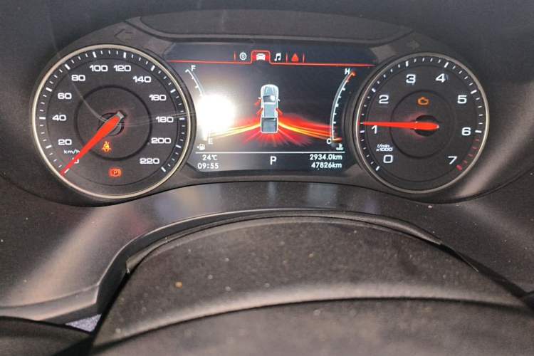Used Foton General G9 2021 2.0T Field Commander Automatic 2WD Sport Edition Premium Version Standard Cab 4G20TI5 Odometer Close Up
