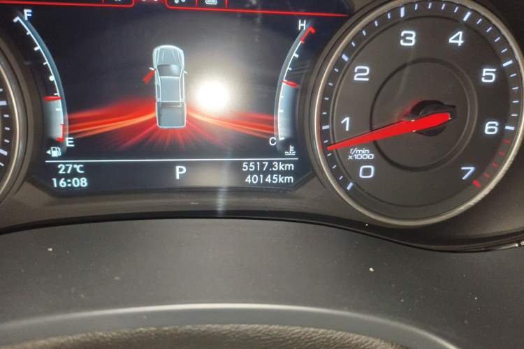 Used Foton General G9 2021 2.0T Field Commander Automatic 2WD Sport Edition Premium Version Standard Cab 4G20TI5 Odometer Close Up