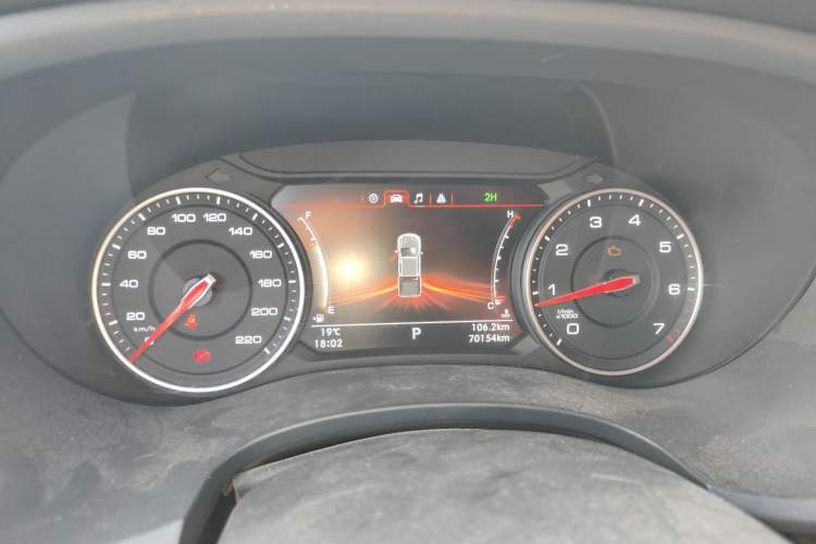 Used Foton General G9 SUV 2022 2.0T Gasoline Automatic 4x4 Luxury Edition Instrument Cluster