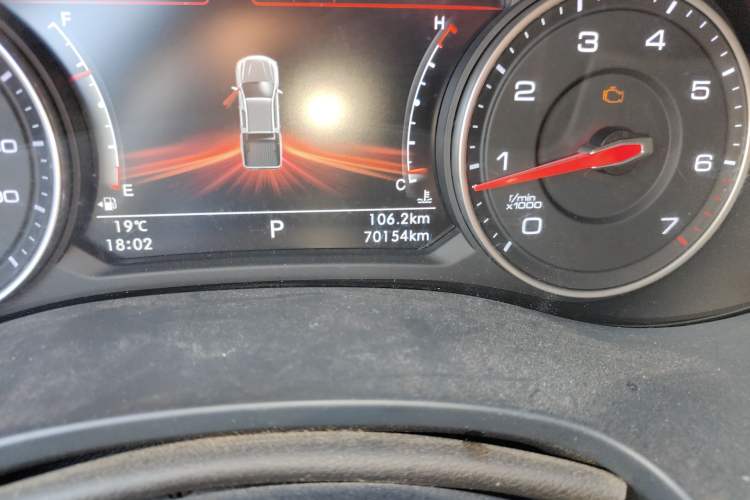 Used Foton General G9 SUV 2022 2.0T Gasoline Automatic 4x4 Luxury Edition Odometer Close Up