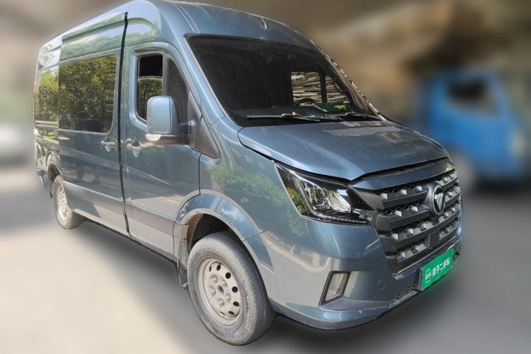 Used Foton Hi-VAN 2023 2.0T Manual Long-Wheelbase Mid-Height Rear Single Tire 7-Seater Front Right 45 Deg