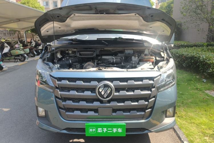 Used Foton Hi-VAN 2024 2.0T Manual Long-Wheelbase Mid-Top Rear Single Tire 5/6/7/9-Seater Engine Bay