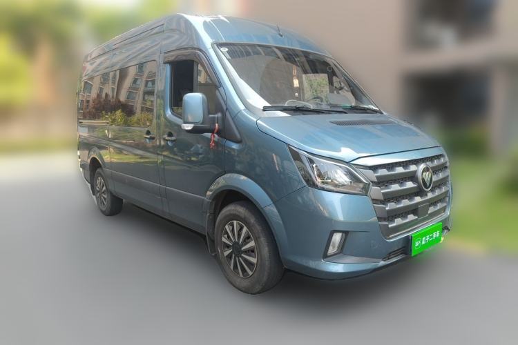 Used Foton Hi-VAN 2024 2.0T Manual Long-Wheelbase Mid-Top Rear Single Tire 5/6/7/9-Seater Front Right 45 Deg