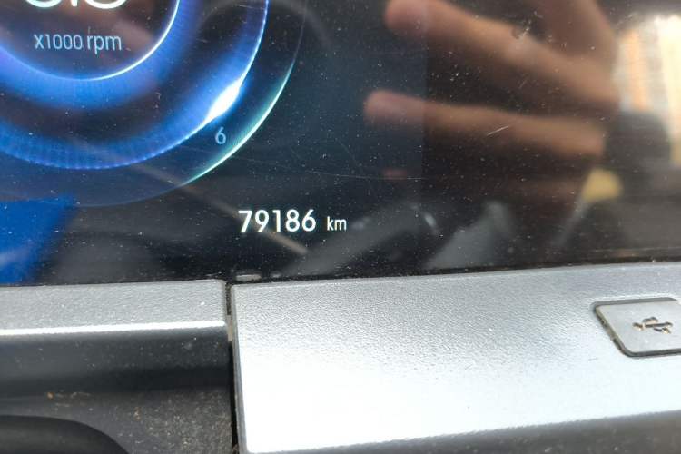 Used Foton Hi-VAN 2024 2.0T Manual Long-Wheelbase Mid-Top Rear Single Tire 5/6/7/9-Seater Odometer Close Up