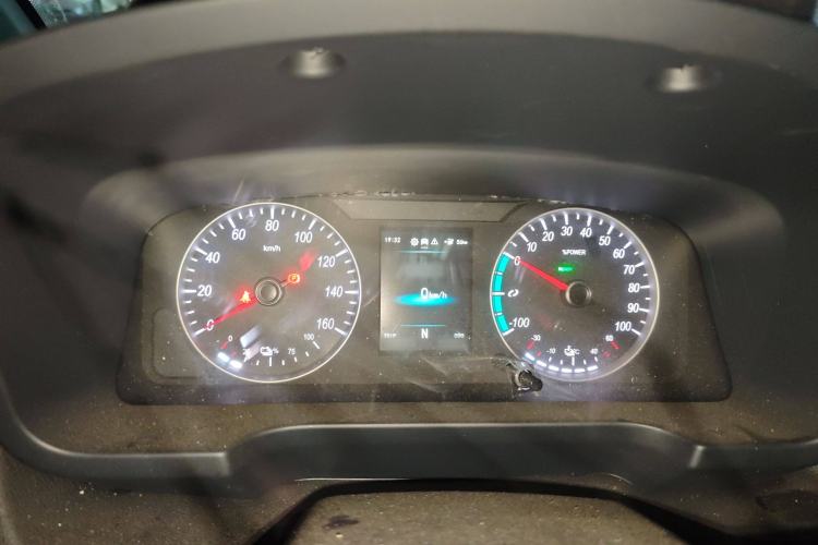 Used Foton Intelligent Blue Elf E5 2023 Pure Electric Van Flat Roof 2 Seats CATL 38.64 kWh Instrument Cluster