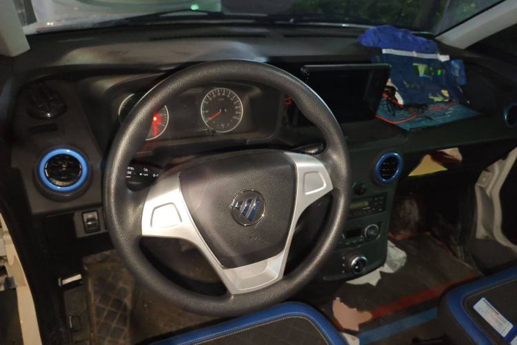 Used Foton Intelligent Blue Elf E5 2023 Pure Electric Van Flat Roof 2 Seats CATL 38.64 kWh Steering Wheel