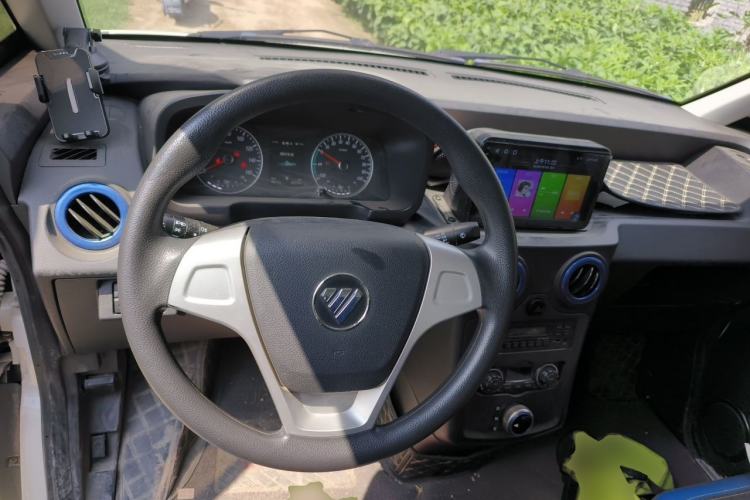 Used Foton Intelligent Blue Elf E5 2023 Pure Electric Van Flat Roof 2 Seats CATL 38.64 kWh Steering Wheel