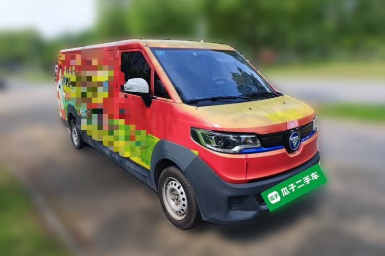 Used Foton Intelligent Blue Elf E7 2023 Pure Electric Van Flat Roof 2 Seats EVE Energy 41.86 kWh Front Right 45 Deg