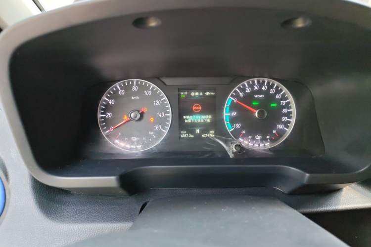 Used Foton Intelligent Blue Elf E7 2023 Pure Electric Van Flat Roof 2 Seats EVE Energy 41.86 kWh Instrument Cluster