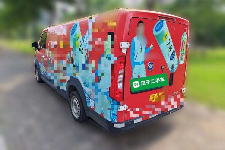 Used Foton Intelligent Blue Elf E7 2023 Pure Electric Van Flat Roof 2 Seats EVE Energy 41.86 kWh Rear Left 45 Deg