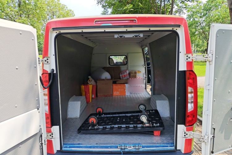 Used Foton Intelligent Blue Elf E7 2023 Pure Electric Van Flat Roof 2 Seats EVE Energy 41.86 kWh Trunk