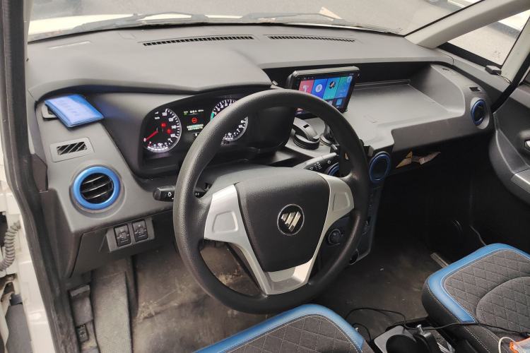 Used Foton Intelligent Blue Elf E7 2023 Pure Electric Van Flat Roof 2 Seats CATL 46.36 kWh Center Console