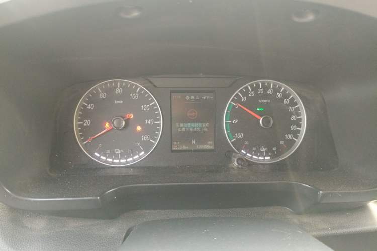 Used Foton Intelligent Blue Elf E7 2023 Pure Electric Van Flat Roof 2 Seats CATL 46.36 kWh Instrument Cluster