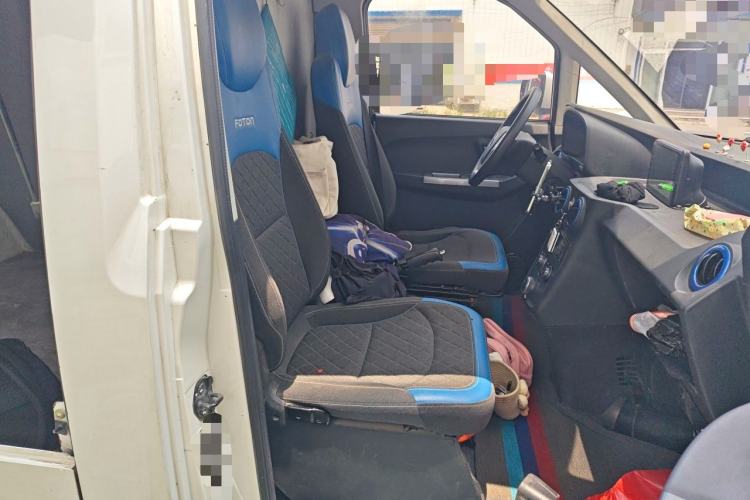 Used Foton Intelligent Blue Elf E7 2023 Pure Electric Van Flat Roof 2 Seats CATL 46.36 kWh Left Rear Seat