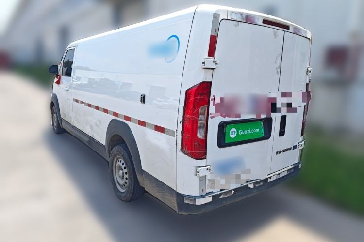 Used Foton Intelligent Blue Elf E7 2023 Pure Electric Van Flat Roof 2 Seats CATL 46.36 kWh Rear Left 45 Deg